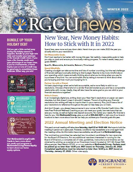 RGCU News 2022 Q1 Winter Newsletter